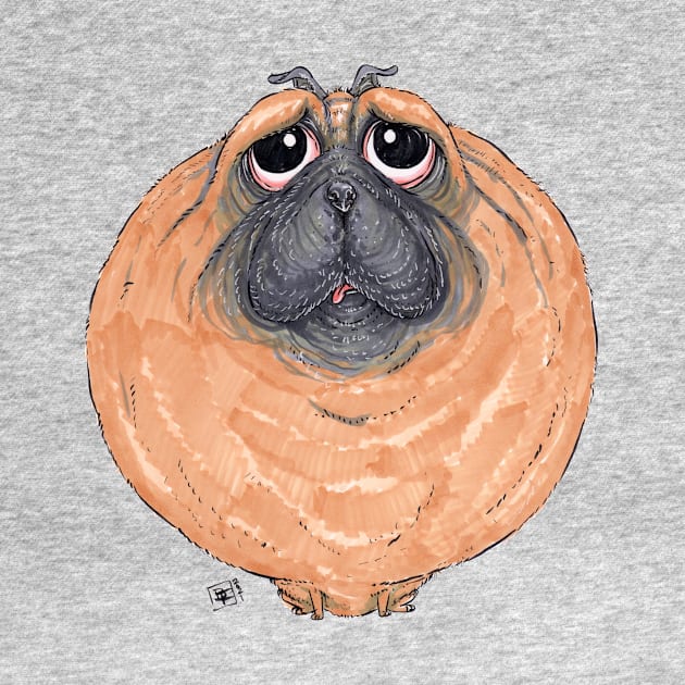 Pug Dog by obillwon